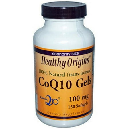 100 Mg 50 Gels - Healthy Origins Healthy Origins CoQ10 Gels, 100 mg, 150 CT