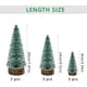 thumbnail image 5 of 9 Piezas Mini Árbol de Navidad Verde, Árbol de Navidad Artificial en Miniatura, Árbol de Navidad Artificial en Miniatura, Equipo de Esquí para Árbol de Navidad, Pequeño, con Base de Madera, para Decor, 5 of 5
