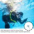 thumbnail image 3 of Wosthever Cámara de bobina de buceo, gancho de cuerda de seguridad antipérdida con bobinas en espiral, cordón de natación a la deriva para Deportes acuáticos Azul, 3 of 6