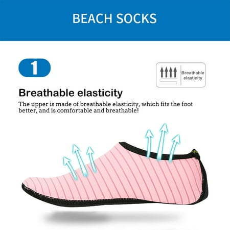 

Make a Splash! YOHOME Men s and Women s Water socks Barefoot Speed Dry Anti-skid Water Socks Yoga