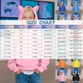 thumbnail image 3 of Teen Girls Cute Sweatshirts Pullover Kids Hoodies Oversized Preppy Long Sleeve Fall Winter Tops with Kangaroo Pocket, 3 of 8