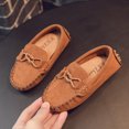 thumbnail image 2 of Niños Niñas Mocasines Slip On Little Kid Oxford Dress Flats Casual Boat Shoes marrón JAMW Sencillez, 2 of 5