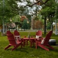 thumbnail image 5 of Wildridge Classic Adirondack Chair, Cardinal Red - Outdoor Weather Resistant Poly Furniture for Patio, 5 of 6