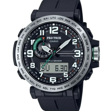 Casio Men's Pro Trek Triple-Sensor Solar Powered Bio-Based Strap Watch PRG601-1