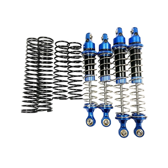 Vogacara Amortiguador trasero para 1/10 Rc LOSI Baja Rey 4WD Amortiguador trasero premium para 1/10 RC LOSI Baja azul Type3 NO3