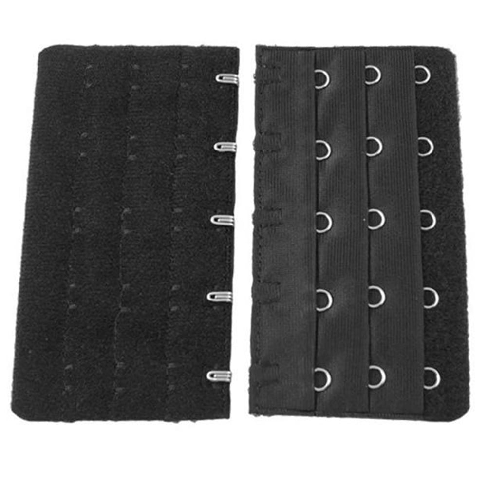 Frcolor 5Pcs Ladies Women's Elastic Bra Lingerie Extenders 3 Rows 5