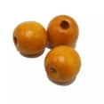 thumbnail image 2 of U8MO 50 Round Wood Beads 16mm Large Wooden Beads Color for Choice Jewelry Craft DIY-Orange, 2 of 2