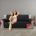 thumbnail image 7 of Slip-Resistant Sofa Cover | 170x270cm Beige Gray Red Furniture Protector | Pet & Child Proof Stretchable Slipcover | Machine Washable Polyester Fabric | 1-Piece Set, 7 of 7