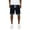 Navy, variant on Victorious Men's Double Layered Drawstring Mesh Basketball Shorts with Zippered Pockets, up to 5X
