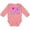Mauve, variant on Inktastic My Nana Loves Me- Cute Elephants Boys or Girls Long Sleeve Baby Bodysuit