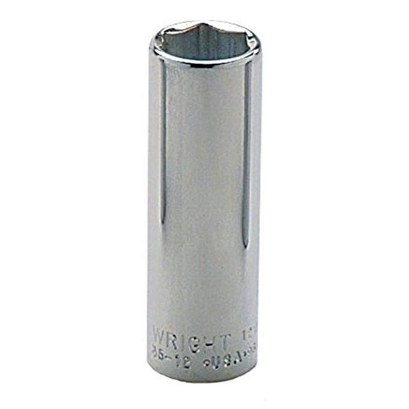 Wright Tool 3530 3/8" Drive 6 Point Deep Socket, 15/16"