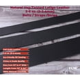 thumbnail image 3 of ELW Black Tooling Leather Straps 1/2" to 4" Wide, 68-72 Inches Long 5/6 oz., 3 of 8