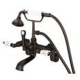 thumbnail image 3 of Water Creation F6-0009-03-CL 3-Handle Claw Foot Tub Faucet with Handshower, 3 of 5