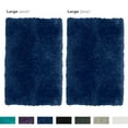 thumbnail image 2 of 2 Pcs Bathroom Rugs and Mats Sets, Extra-Soft Plush Bath mat Shower Bathroom Mat, Super Absorbent, Teal, 2 of 6