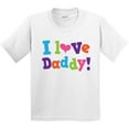 thumbnail image 3 of Inktastic I Love Daddy Girls Youth T-Shirt, 3 of 5