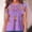 (Casual 1)Hot Pink, variant on Tops for Women Plus Size Short Sleeve Round Neck Mexican Tee Shirts Floral Embroidered Loose Tops Ethnic Style Boho T-Shirts