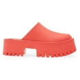 thumbnail image 5 of Jeffrey Campbell Clogge Red Fashion Slip On Chunky Platform Mule Clog Sandals (Red, 9), 5 of 7