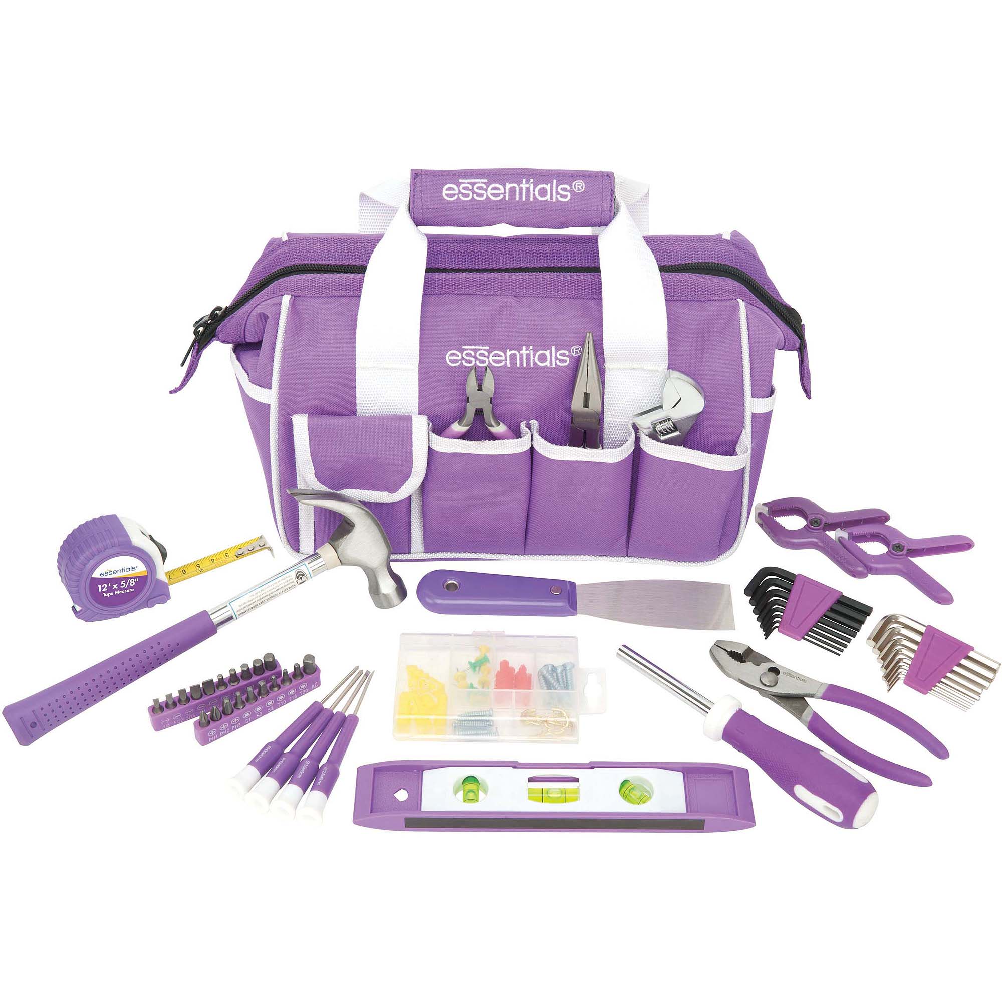 Essentials 53-Piece Around-the-House Basic Tool Kit with Tool Bag for Everyday Use and DIY - image 4 of 5