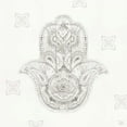 thumbnail image 2 of June, Dina 12x12 Black Ornate Wood Framed with Double Matting Museum Art Print Titled - Touch of Hamsa IV, 2 of 4