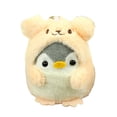 thumbnail image 2 of SmartBy Penguin Doll Pendant Soft Plush Stuff Toy Cartoon Animal Stainless Chain Keychain School Bag Shoulder Bag Decoration Pendant Keyring Key Holder, 2 of 7