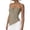 Khaki, variant on Women's Halter Tops Irregular Hem Sleeveless Going Out Summer Tank Tops Clubbing Party Travel Y2k Outfits( Yellow, M )