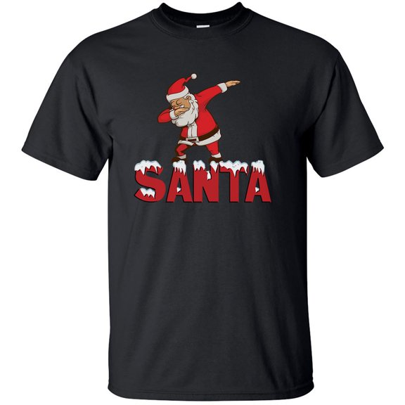 Funny Christmas Santa Claus T-Shirt Santa Dab Dance Tee Shirt