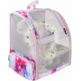 thumbnail image 4 of LAIRIES Small Breathable Cat Backpack Carrier, Star Pink, 16 lb Limit, 4 of 5
