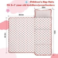 thumbnail image 5 of Red and Yellow Christmas Pattern Toddler Nap Mats for Kids Preschool,50"x20" Sleeping Mat Bag or Kids,Toddler Sleeping Bag,Toddler Nap Mat or Daycare, 5 of 6