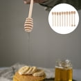 thumbnail image 2 of 10Pcs Simple Honey Sticks Honey Whisking Rods Household Honey Wands Supplies (Log Color), 2 of 5