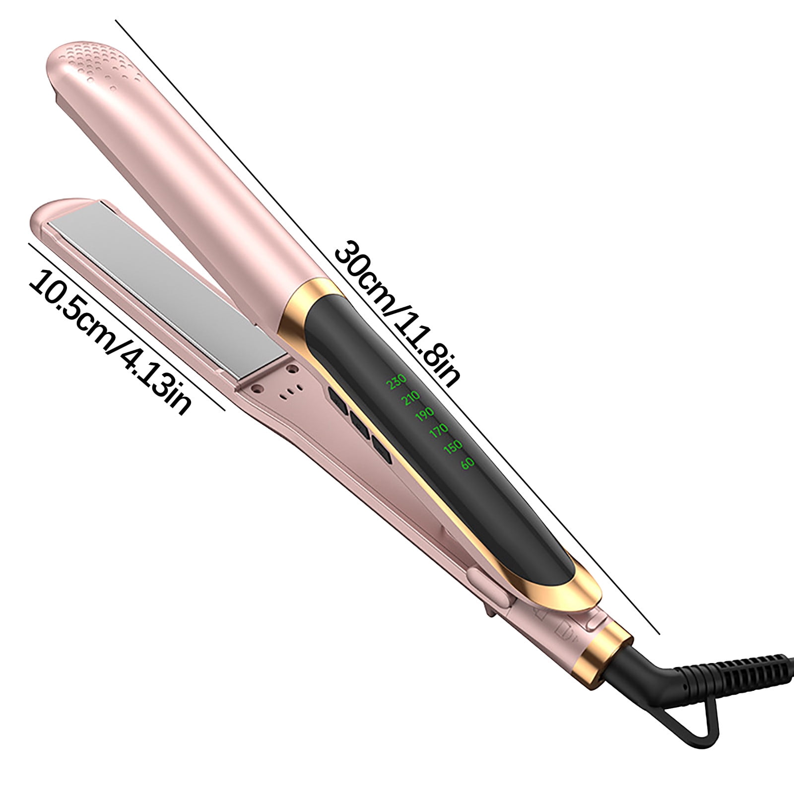 FSTDelivery Beauty & Personal Care! Straight Hair Clip With Inner Buckle, Bangs, Curly Hair, Hairdressing, Curly And Straight Dual Purpose Hair Straightener, Straightening Rod