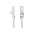 thumbnail image 2 of StarTech 5ft CAT6 Ethernet Cable - White CAT 6 Gigabit Ethernet Wire -250Mhz 100W PoE RJ45 UTP Network Patch Cord Snagless with Strain Relief (N6PATCH5WH), 2 of 3