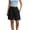 #02 Black 【Mix, Match & Rotate: Stock Up on Daily Colors】, variant on Women's Soft Fabric Elastic Waist Casual Shorts with Pockets, Solid Color Pleated Loose Fit, Shorts for Women Summer, Lounge Athletic | VerBelle,Black S