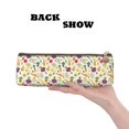 thumbnail image 2 of Naloa Vegetable Print Leather Pencil Case - Portable Big Capacity Pencil Pouch Organizer Bag Stationery Bag for Work & Office Pencil Pen Case, 2 of 5