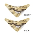 thumbnail image 3 of Rateoe We Live for Adventure Print Pet Scarf for Dogs and Cats – Stylish Reflective Design, Breathable & Durable Pet Bandana with Quick-Release Buckle-Large, 3 of 5