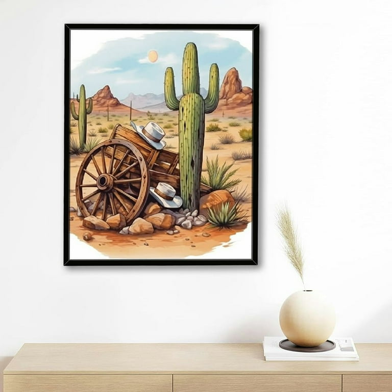 ONETECH Western Cowboy Canvas Wall Art,Watercolor Cowboy Hats Cactus Boho  Wall Art PrintsWestern Landscape Art PrintsWestern Cowboy Nursery Decor,  - Walmart.com