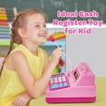 thumbnail image 4 of Calculadora, caja registradora BAODLON, 73 unidades, rosa, para niños de más de 3 años, 4 of 7