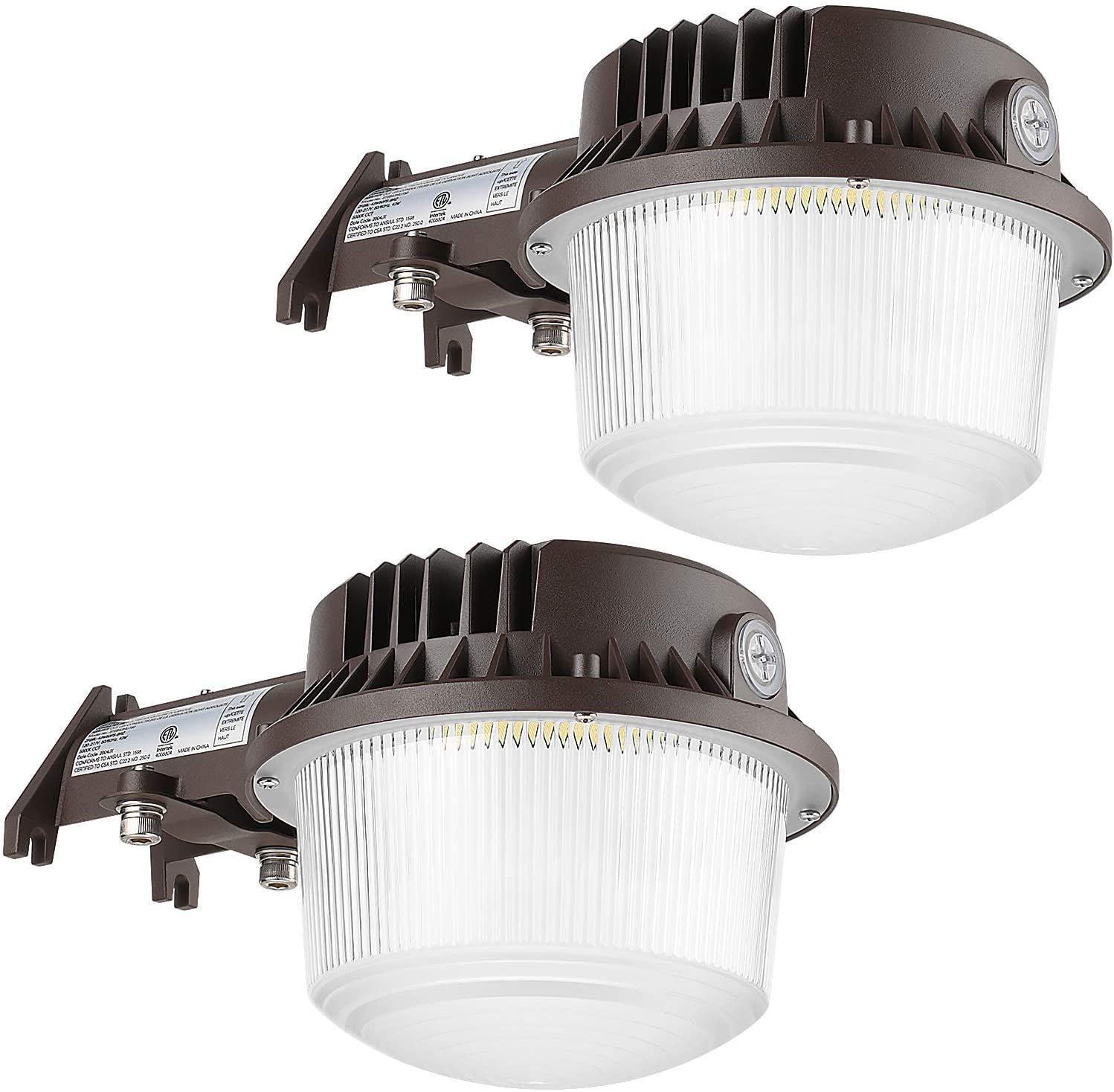 TorchStar 43W LED Dusk to Dawn Area Light with Photocell, ETL Listed