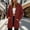 Wine, variant on WIZUTIZ Women's Solid Color Zip Up Hoodie Jacket Long Sleeve Fleece Lined Pockets Casual Sweatshirt Coat Fall Winter Warm Outerwear