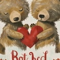 thumbnail image 6 of Orinice Bears Heart Cute and Funny Round Table Cover Stain Resistant Washable for Indoor Outdoor Kitchen Dining Wedding Parties 100% Polyester Fiber 38-42, 6 of 8