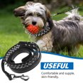 thumbnail image 4 of OULII 1 Ensemble Collier Ras du Cou pour Chiens Noir Style Punk pour Propriétaires de Chiens 51X2.5X2CM, 4 of 8