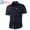 Dark blue, variant on Men's 100% Cotton Short Sleeve Work Shirt, Button Down Casual Utility Shirt with Multi Pockets