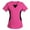 Hot Pink, variant on Scrubs for Women Casual V Neck Short Sleeve Medical Scrub Tops Soft Stretch Mock Wrap Top Nurse Shirt Workwear with Pockets Hot Pink M