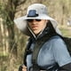 thumbnail image 1 of Sombrero grande tipo chal para el sol, protector de cuello, para verano, para hombre, sombrero de pescador para exteriores, gran viento, ventilador solar recargable, ventilador solar recargable, 1 of 4