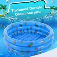 thumbnail image 4 of Inflatable swimming pool - blue - 80*30CM + air pump, 4 of 5