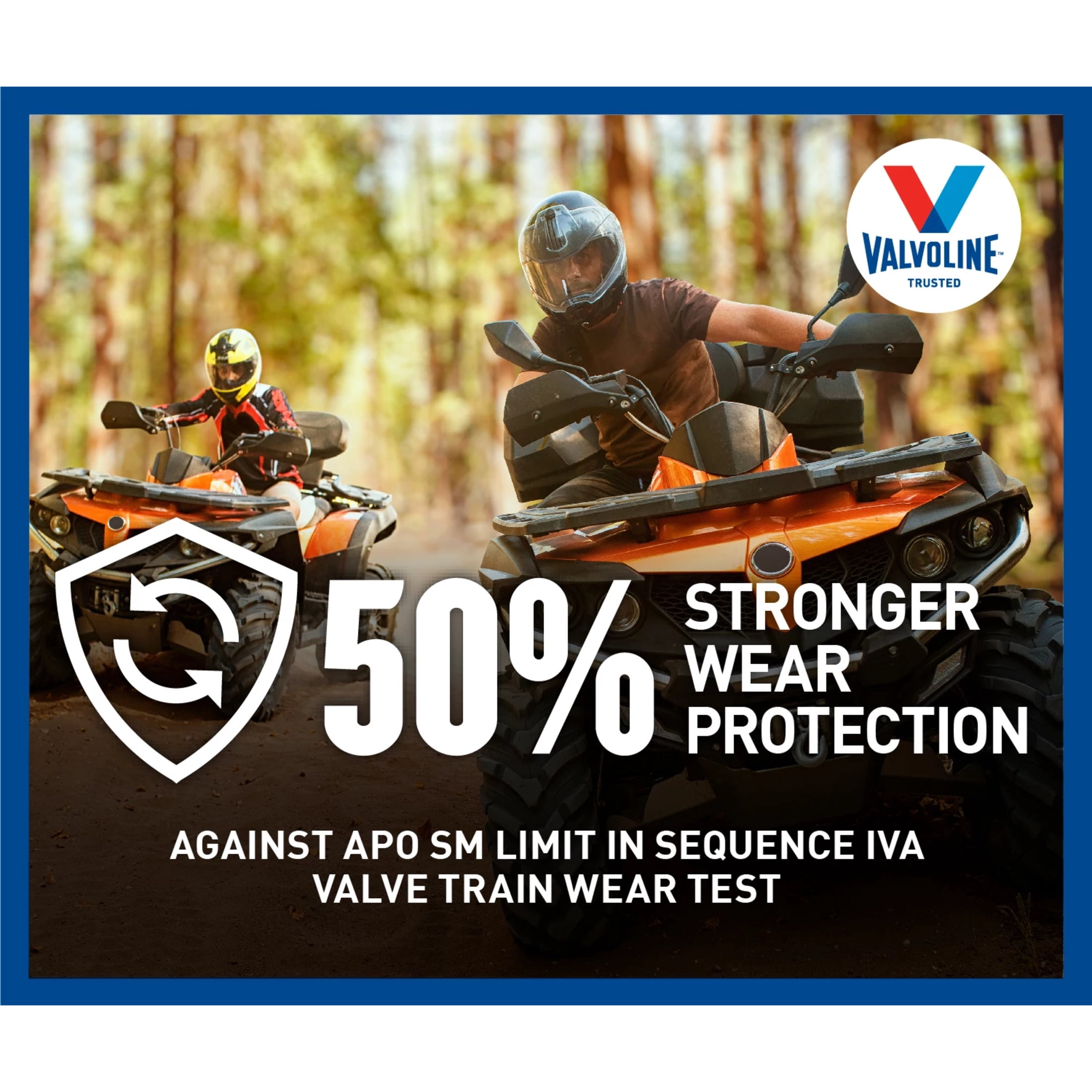 (3 pack) Valvoline 4-Stroke Ultimate Powersport Full Synthetic 10W-40 Engine Oil 1 Quart
