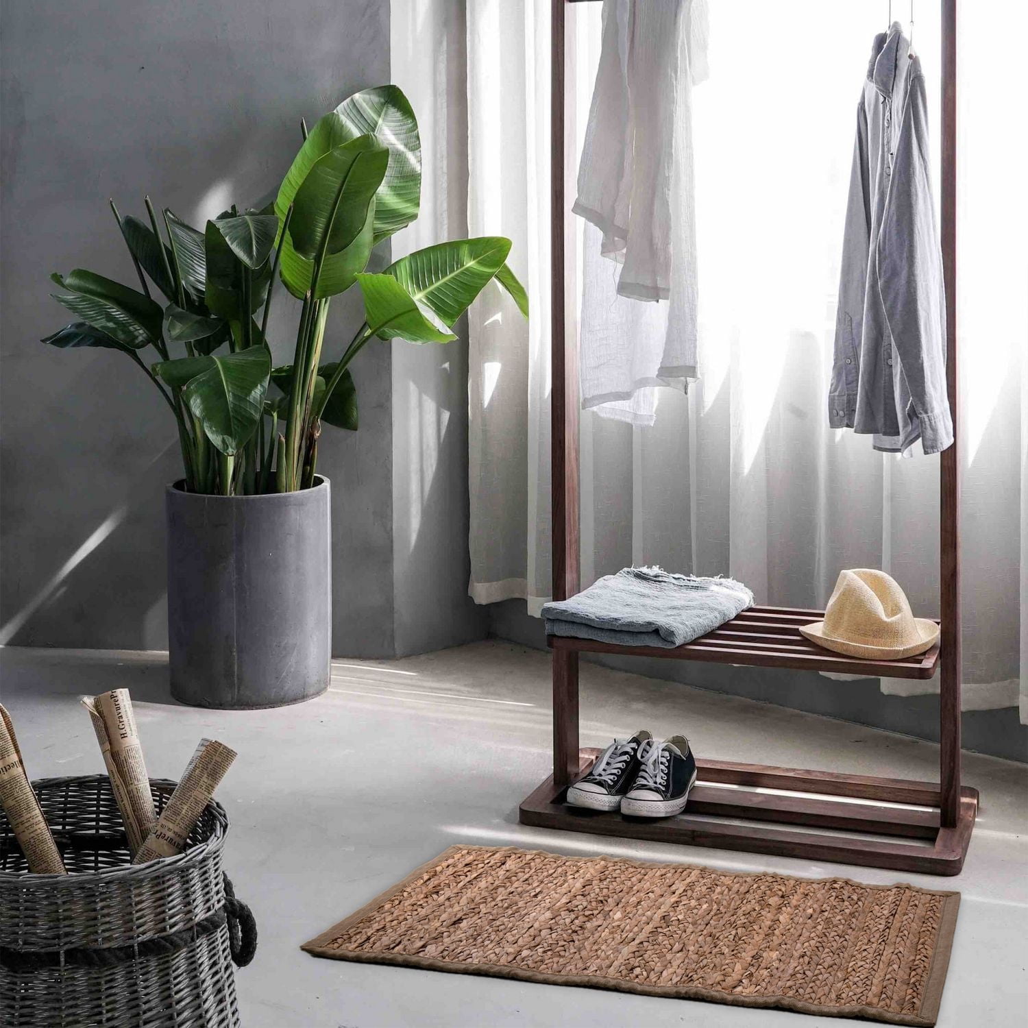 Truu Design Tapis en herbe de Typha