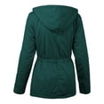 thumbnail image 2 of Ma Croix Womens Hooded Faux Fur Utility Coat Jacket Outwear, 2 of 8