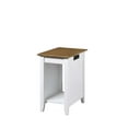 thumbnail image 3 of Convenience Concepts Edison End Table with Charging Station and Shelf, Driftwood/White, 3 of 6