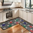 thumbnail image 3 of Kitchen Rugs Sets Of 2,Dachshund Footprint Anti Fatigue Kitchen Mat Rugs Non Slip Washable,Decorative Kitchen Floor Mats for Kitchen,Sink,Laundry,17"x47"+17"x47", 3 of 5