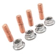 thumbnail image 3 of Almencla Car Racing M10 X 1.50 Bolts Threaded Kit Flange Nuts for T3 T4 (Copper, 3 of 6